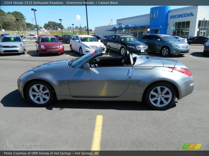Silverstone Metallic / Carbon Black 2004 Nissan 350Z Enthusiast Roadster
