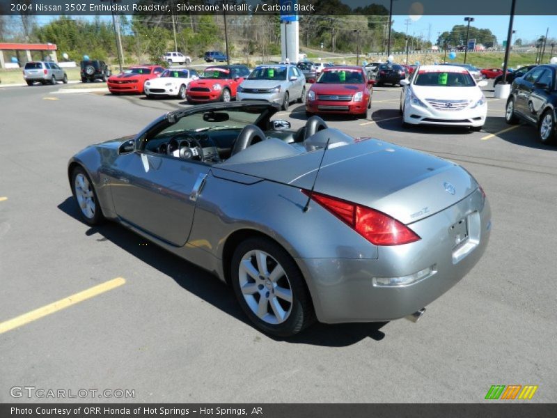 Silverstone Metallic / Carbon Black 2004 Nissan 350Z Enthusiast Roadster