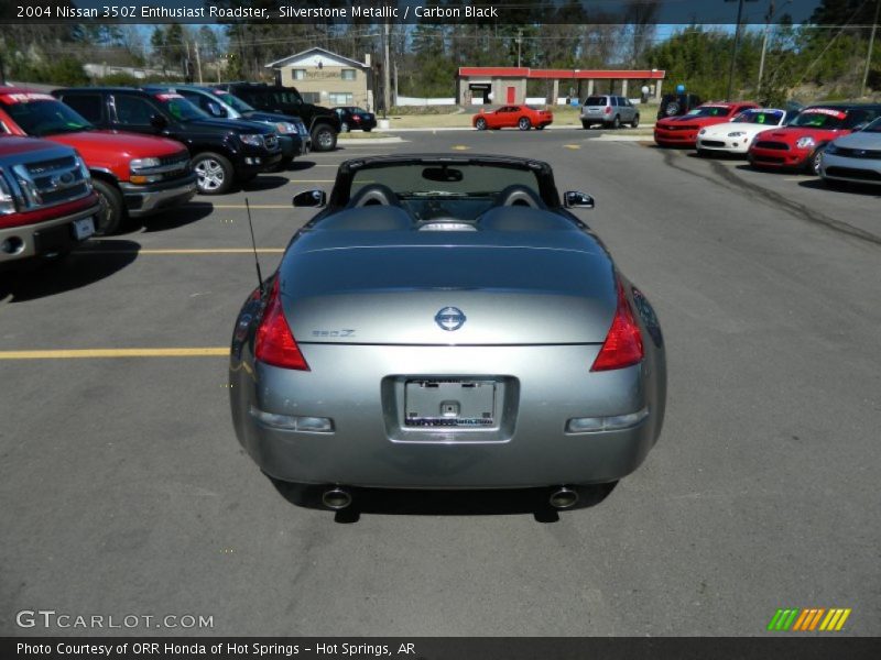 Silverstone Metallic / Carbon Black 2004 Nissan 350Z Enthusiast Roadster