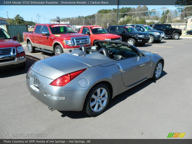 Silverstone Metallic / Carbon Black 2004 Nissan 350Z Enthusiast Roadster