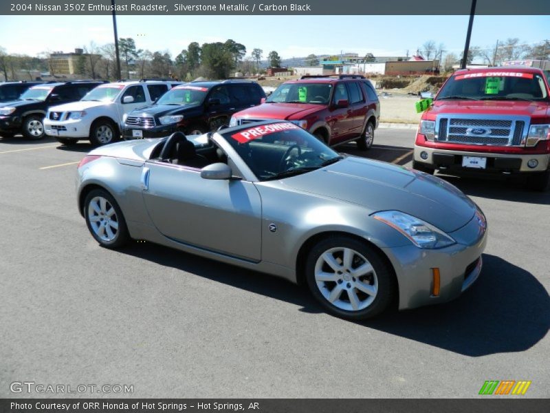 Silverstone Metallic / Carbon Black 2004 Nissan 350Z Enthusiast Roadster