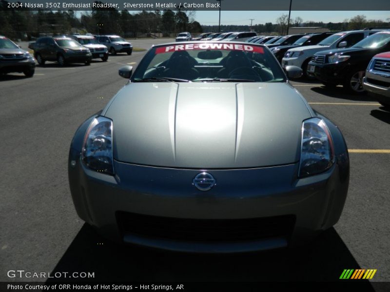 Silverstone Metallic / Carbon Black 2004 Nissan 350Z Enthusiast Roadster