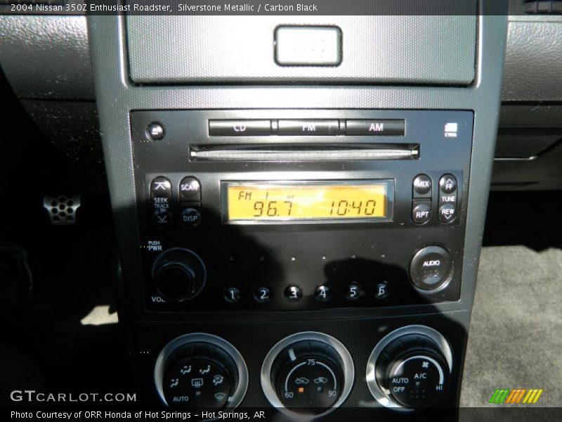 Silverstone Metallic / Carbon Black 2004 Nissan 350Z Enthusiast Roadster