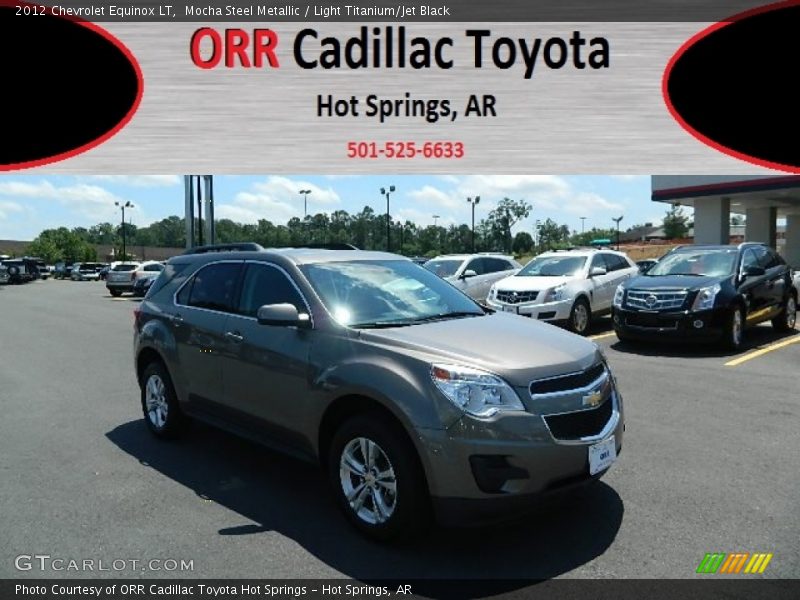 Mocha Steel Metallic / Light Titanium/Jet Black 2012 Chevrolet Equinox LT