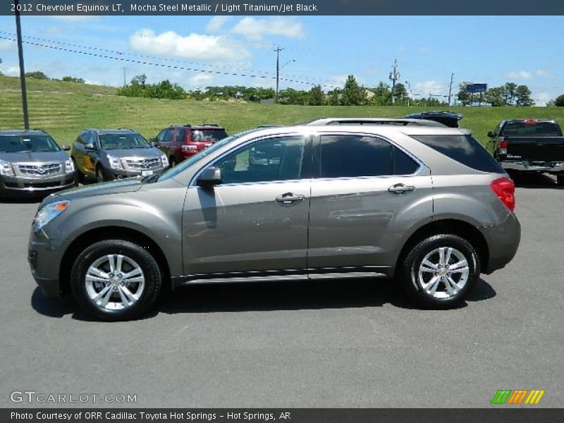 Mocha Steel Metallic / Light Titanium/Jet Black 2012 Chevrolet Equinox LT