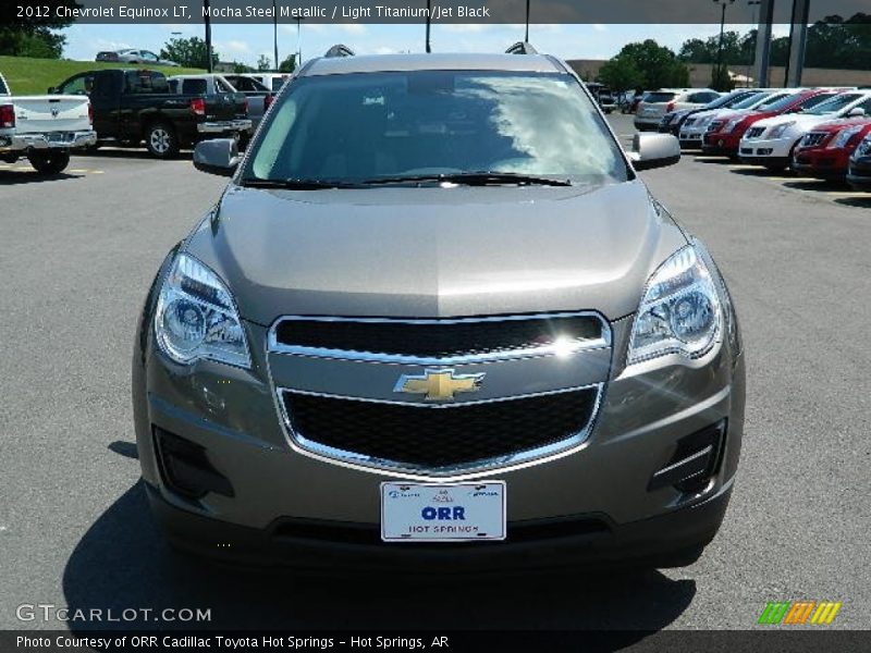 Mocha Steel Metallic / Light Titanium/Jet Black 2012 Chevrolet Equinox LT