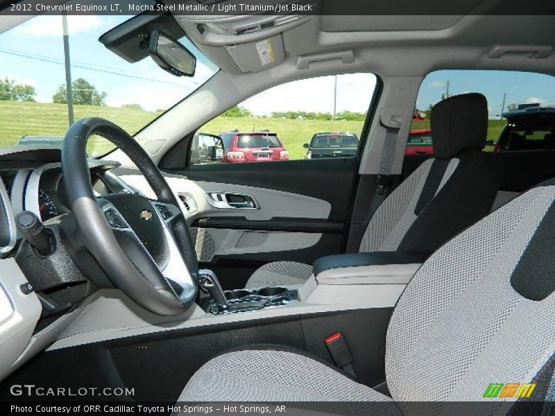Mocha Steel Metallic / Light Titanium/Jet Black 2012 Chevrolet Equinox LT