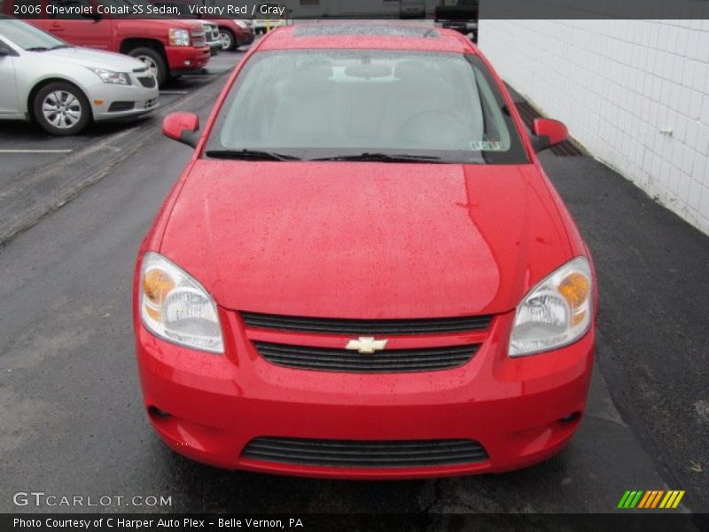 Victory Red / Gray 2006 Chevrolet Cobalt SS Sedan