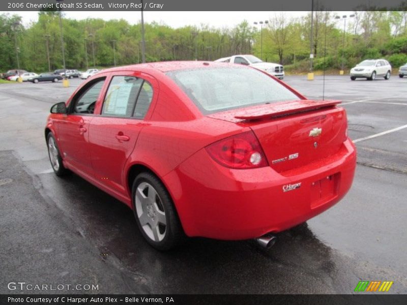 Victory Red / Gray 2006 Chevrolet Cobalt SS Sedan