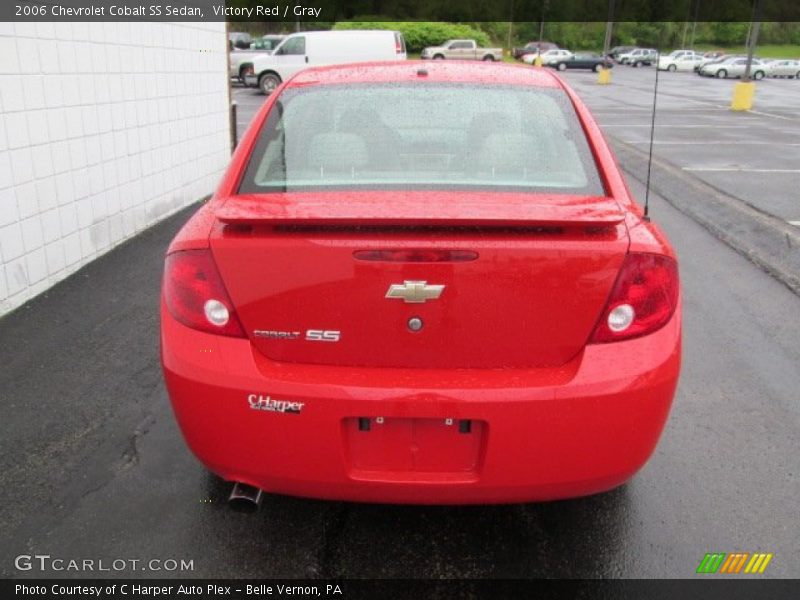 Victory Red / Gray 2006 Chevrolet Cobalt SS Sedan