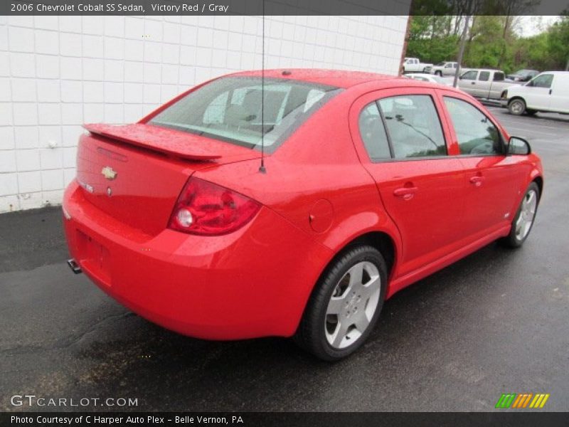Victory Red / Gray 2006 Chevrolet Cobalt SS Sedan