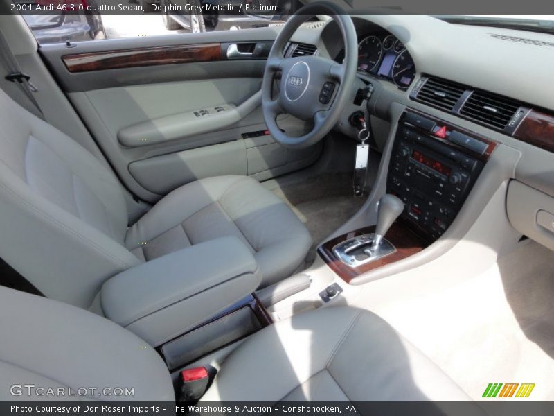 Dolphin Grey Metallic / Platinum 2004 Audi A6 3.0 quattro Sedan