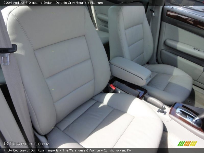 Dolphin Grey Metallic / Platinum 2004 Audi A6 3.0 quattro Sedan
