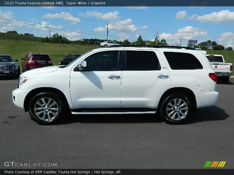 Super White / Graphite 2010 Toyota Sequoia Limited 4WD