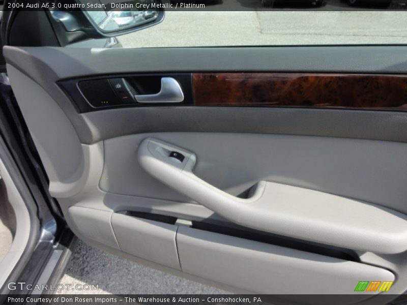 Dolphin Grey Metallic / Platinum 2004 Audi A6 3.0 quattro Sedan