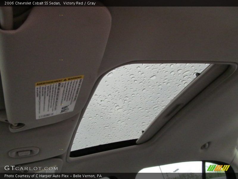Victory Red / Gray 2006 Chevrolet Cobalt SS Sedan
