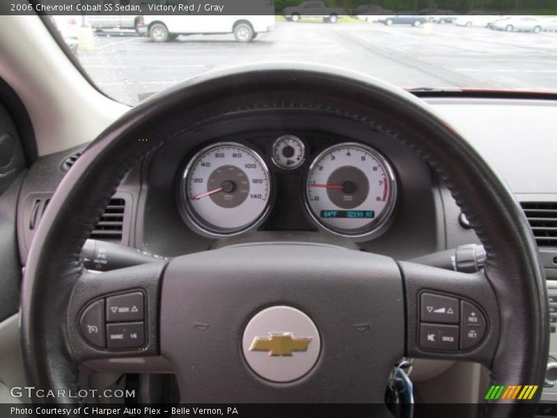 Victory Red / Gray 2006 Chevrolet Cobalt SS Sedan