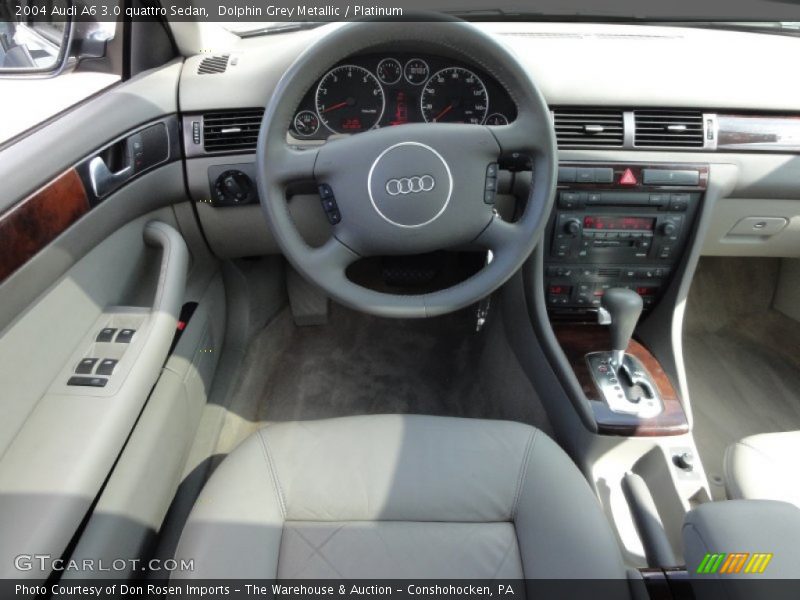 Dolphin Grey Metallic / Platinum 2004 Audi A6 3.0 quattro Sedan