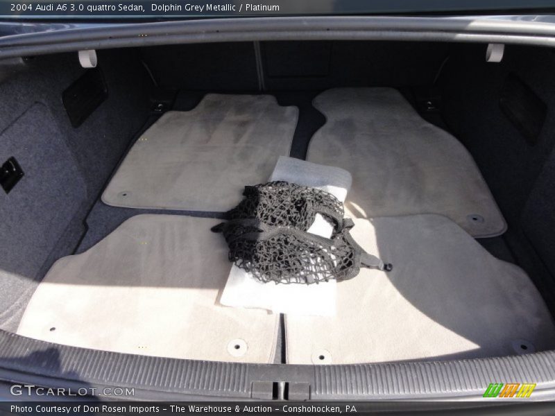 Dolphin Grey Metallic / Platinum 2004 Audi A6 3.0 quattro Sedan