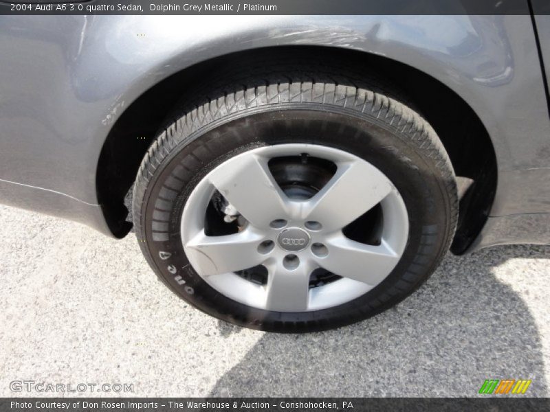 Dolphin Grey Metallic / Platinum 2004 Audi A6 3.0 quattro Sedan