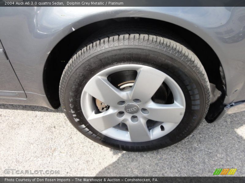 Dolphin Grey Metallic / Platinum 2004 Audi A6 3.0 quattro Sedan
