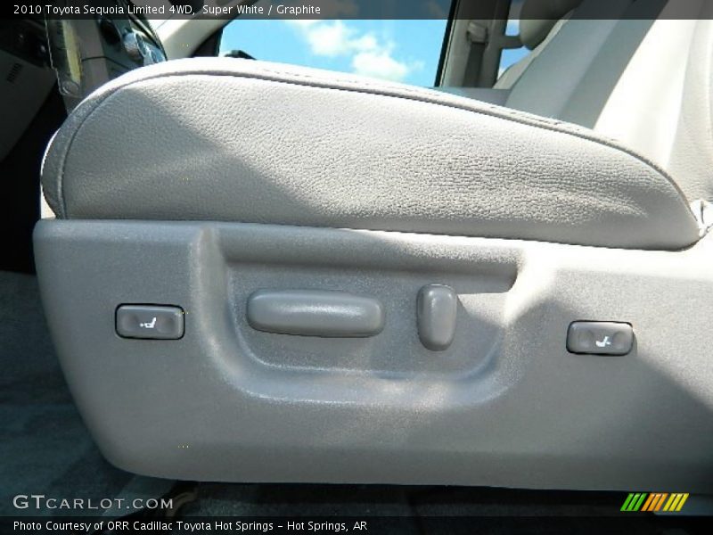 Super White / Graphite 2010 Toyota Sequoia Limited 4WD