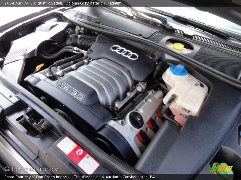 Dolphin Grey Metallic / Platinum 2004 Audi A6 3.0 quattro Sedan