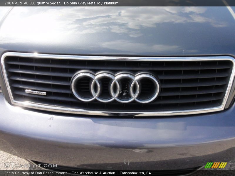 Dolphin Grey Metallic / Platinum 2004 Audi A6 3.0 quattro Sedan