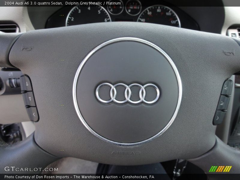 Dolphin Grey Metallic / Platinum 2004 Audi A6 3.0 quattro Sedan