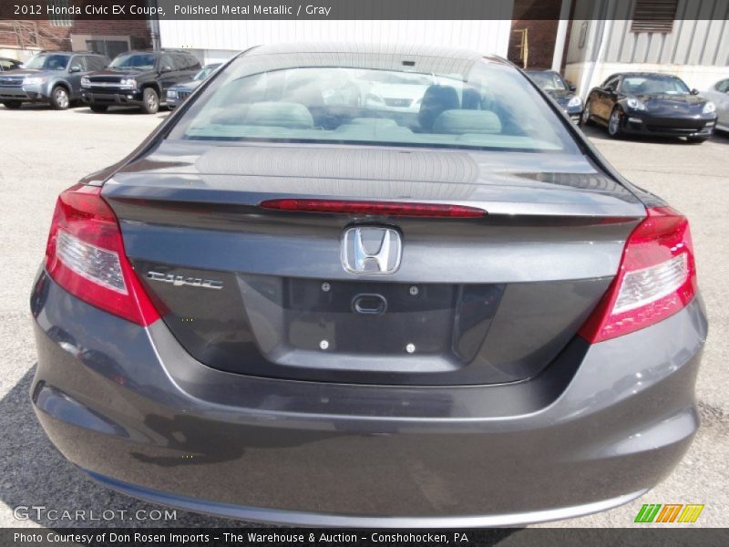 Polished Metal Metallic / Gray 2012 Honda Civic EX Coupe