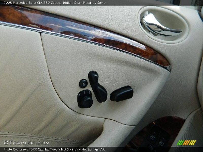 Iridium Silver Metallic / Stone 2008 Mercedes-Benz CLK 350 Coupe