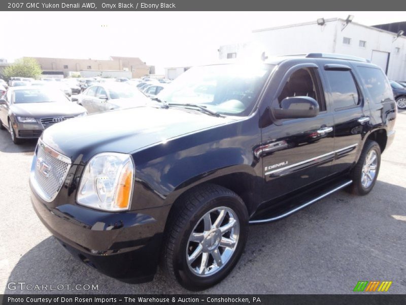 Onyx Black / Ebony Black 2007 GMC Yukon Denali AWD
