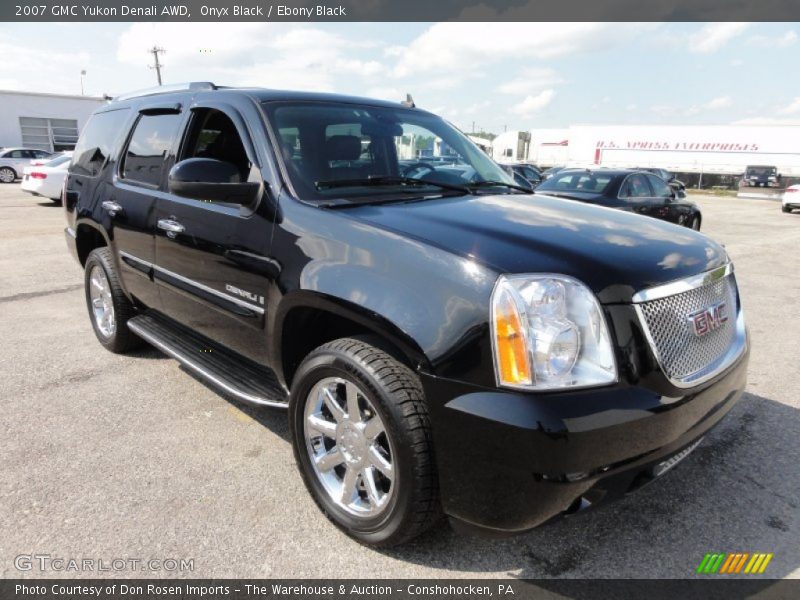 Onyx Black / Ebony Black 2007 GMC Yukon Denali AWD