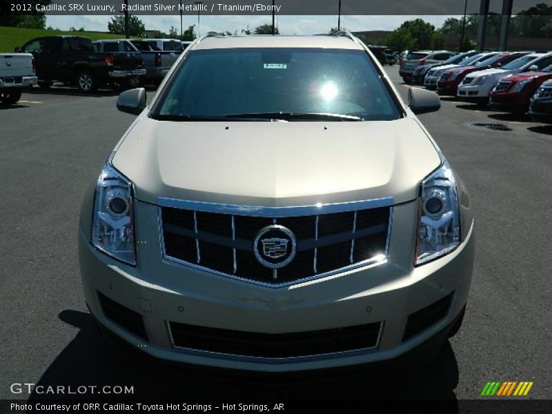 Radiant Silver Metallic / Titanium/Ebony 2012 Cadillac SRX Luxury