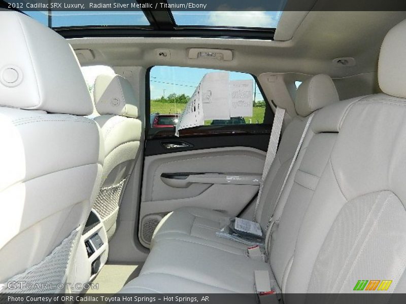 Radiant Silver Metallic / Titanium/Ebony 2012 Cadillac SRX Luxury