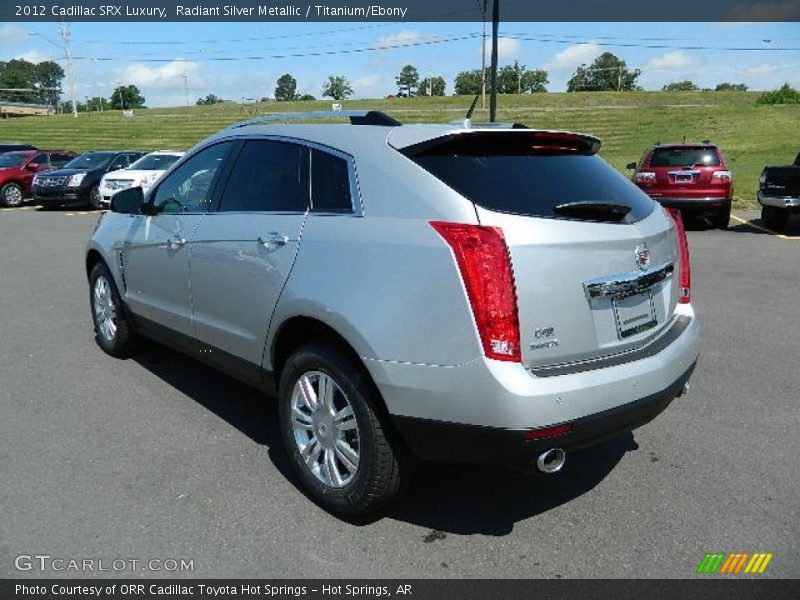 Radiant Silver Metallic / Titanium/Ebony 2012 Cadillac SRX Luxury