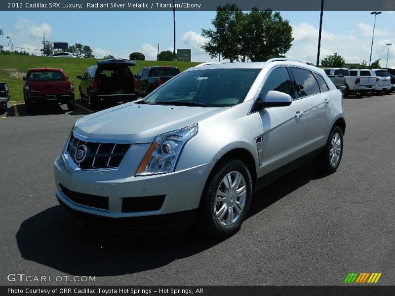 Radiant Silver Metallic / Titanium/Ebony 2012 Cadillac SRX Luxury