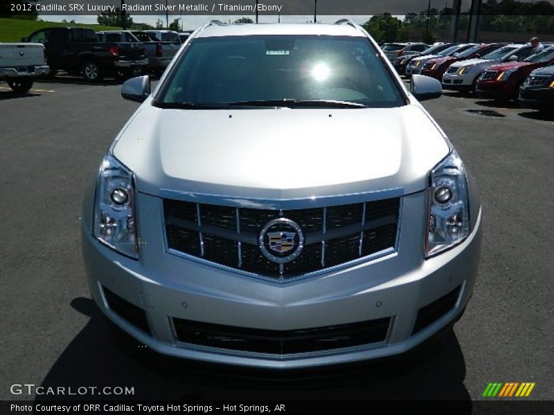 Radiant Silver Metallic / Titanium/Ebony 2012 Cadillac SRX Luxury
