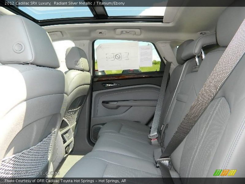 Radiant Silver Metallic / Titanium/Ebony 2012 Cadillac SRX Luxury