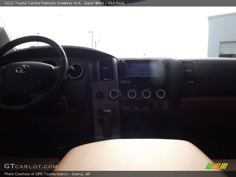 Super White / Red Rock 2012 Toyota Tundra Platinum CrewMax 4x4