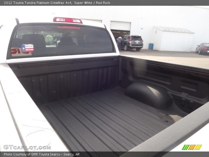 Super White / Red Rock 2012 Toyota Tundra Platinum CrewMax 4x4