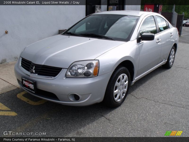 Liquid Silver Metallic / Gray 2008 Mitsubishi Galant ES