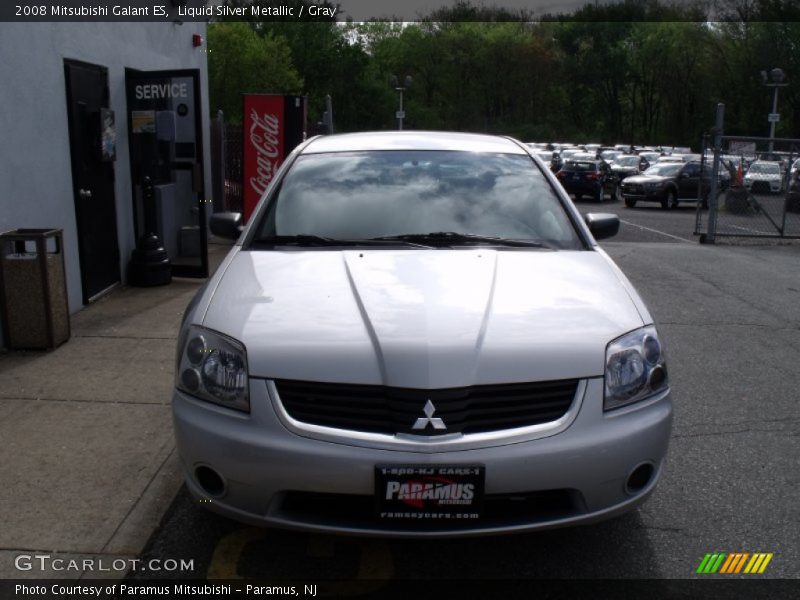 Liquid Silver Metallic / Gray 2008 Mitsubishi Galant ES