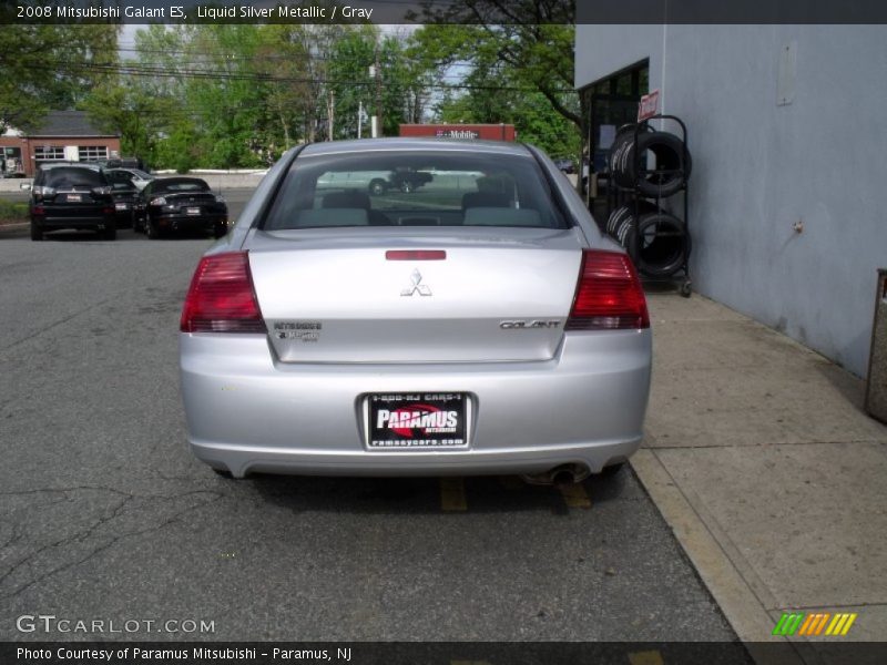 Liquid Silver Metallic / Gray 2008 Mitsubishi Galant ES