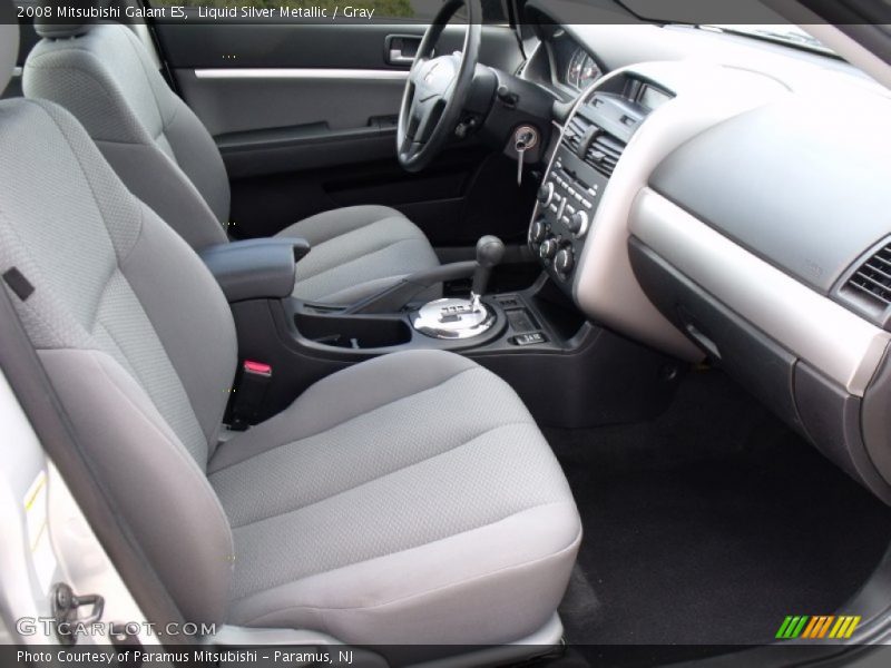 Liquid Silver Metallic / Gray 2008 Mitsubishi Galant ES