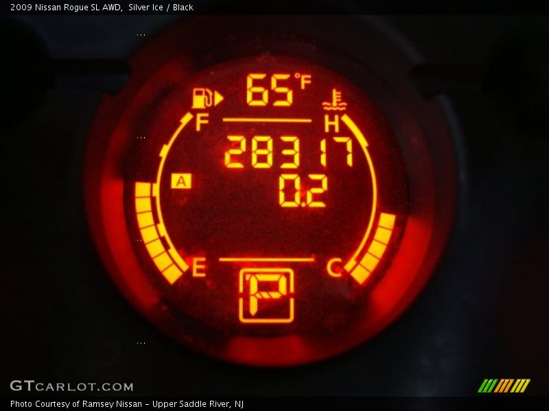 Silver Ice / Black 2009 Nissan Rogue SL AWD