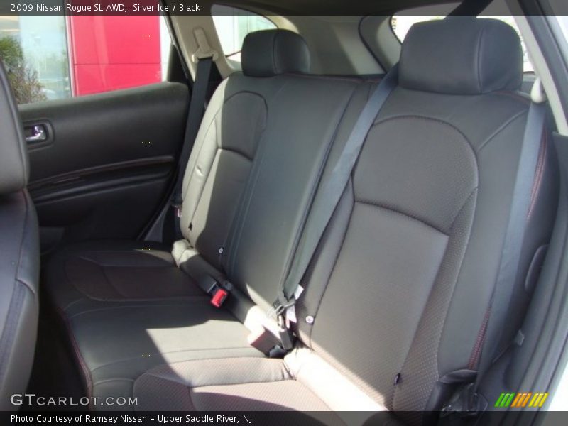 Silver Ice / Black 2009 Nissan Rogue SL AWD