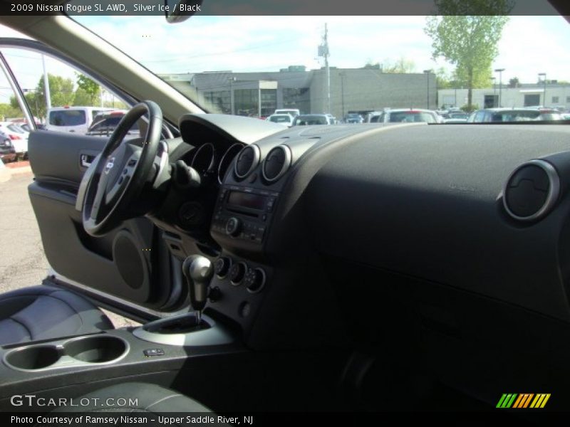 Silver Ice / Black 2009 Nissan Rogue SL AWD