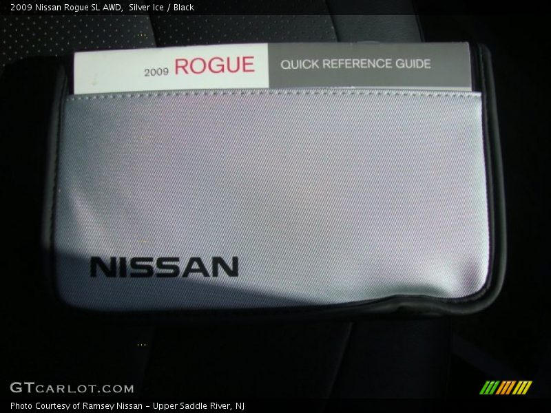 Silver Ice / Black 2009 Nissan Rogue SL AWD