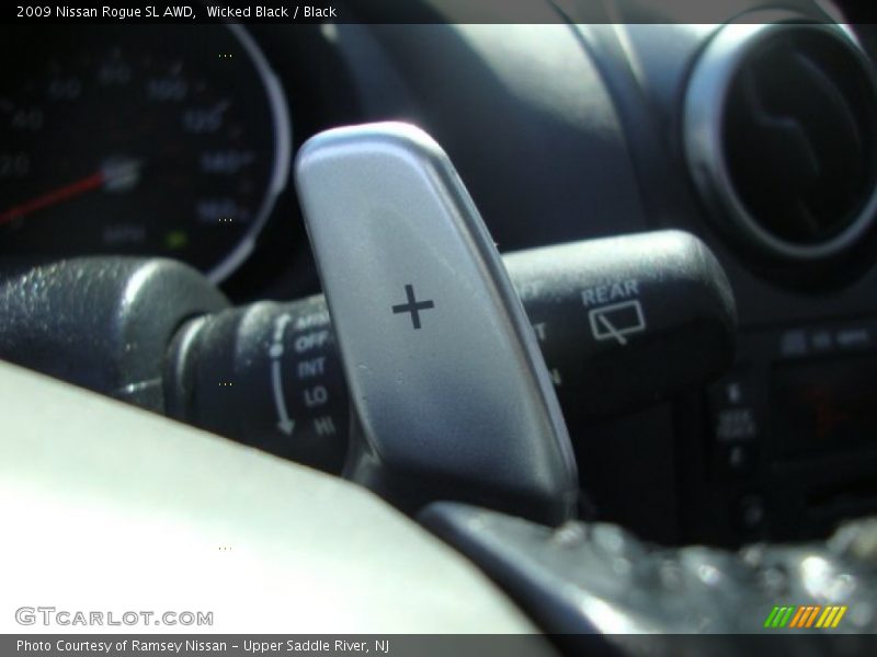 Wicked Black / Black 2009 Nissan Rogue SL AWD